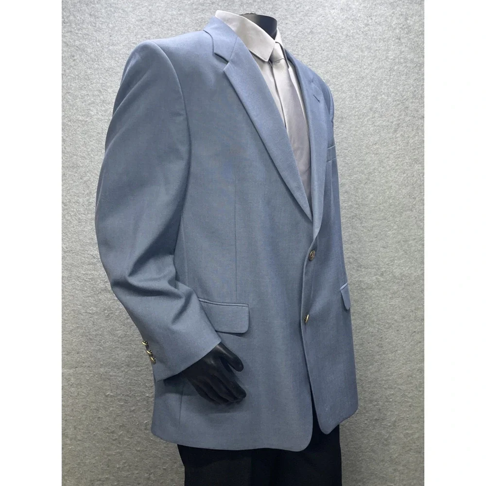 Vintag Jack Nicklaus Tournament Series Golf Blazer Blue 48R Sport Coat 2-Button